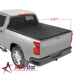 Soft Roll Up Tonneau Cover For 2007-2013 Chevy Silverado Gmc Sierra 6.5FT Bed. Fixed Price $223.97.