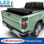 5.8FT Truck Bed Tonneau Cover 4-FOLD For 2019 2026 Chevy Silverado Sierra 1500. Fixed Price $156.99.