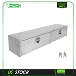 72"X13"X16" Aluminum Storage Tool Box 4X Chain + 2X Lock For Truck Home Garage. Fixed Price $401.27.