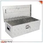 Silver Aluminum Trailer Tool Box Utility Storage 30" For Pick Up Truck. Fixed Price $72.97.