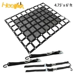 Pickup Truck Cargo Net Covers For 4.75' X 6'FT Short Bed Heavy Duty Black. Fixed Price $58.49.