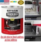 Black Truck Bed Coating 32 Fl Oz Brush Or Roll On Liner Trailer Paint Rust-oleum. Fixed Price $32.97.