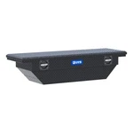Uws Matte Black 63" Secure Lock Angled Tool Box, Low Profile SL-63-A-LP-MB. Fixed Price $905.95.