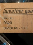 Weather Guard 9820 Storage Shelf Dividers 10-1/2" 4. Fixed Price $10.00.