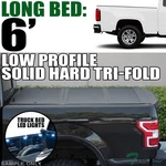Topline For 2015-2022 Colorado/canyon 6 Ft Lopro Hard Tri Fold Tonneau Cover+led. Fixed Price $549.00.