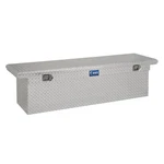 Uws EC10791 Bright Aluminum 69" Single Lid 12.4 Cu Ft Deep Crossover Tool Box. Fixed Price $895.78.