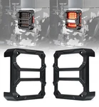 Xprite Aluminum Rear Tail Light Guard Cover Protector For 07-18 Jeep Wrangler Jk. Fixed Price $59.99.