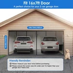 Garage Door Magnetic Screen Home Mesh Fiberglass Cover. Fixed Price $27.24.