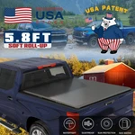 5.8FT Tonneau Cover For Chevrolet 2007-2025 Silverado 1500 Soft Roll-up Vinyl. Fixed Price $99.00.