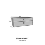 Westin/brute Underbody For 48IN X 20IN W/ Top Drawer - Aluminum. Fixed Price $760.99.