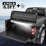 Truck Tonneau Cover For Gmc Sierra Chevrolet Silverado 6.5FT Bed 4-FOLD Soft. Fixed Price $159.79.