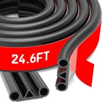 Tonneau Cover Seal Kit - Rubber Weather Stripping For Trucks, 24.6 Ft Length. Fixed Price $34.71.