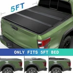 3 Fold 5FT Hard Truck Bed Tonneau Cover For Nissan Frontier 2005-2024. Fixed Price $288.99.