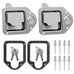 Truck Tool Box Latch Replacement - Stainless Steel Paddle Lock Handle With Keys. Fixed Price $30.74.