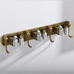 Mop Broom Holder Wall Mount Garden Tool Organizer, Brass Heavy Duty Hang.... Fixed Price $61.64.