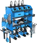 Heavy Duty Wall Mount Power Tool Organizer With Charging Station & Adjustable Sh. Fixed Price $79.99.