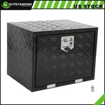 Aluminum 24"X 18"X18" Storage Tool Box W/2X Chain For Truck Garage Home Office. Fixed Price $148.76.