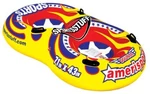 Airhead 302525 Sportsstuff Double Amerisport Snow Tube Yellow, Dimensions Inflat. Fixed Price $55.02.