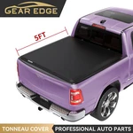 5FT Soft Roll Up Tonneau Cover For 2016-2022 2023 Toyota Tacoma Truck Bed Top. Fixed Price $164.39.
