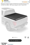 Truxedo 273101 Truxport Soft Cover For 86-97 Nissan Pickup Regular Cab 6' Bed. Fixed Price $180.00.