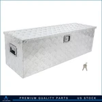 48"X15"X15" Aluminum Pickup Truck Trunk Bed Tool Trailer Storage Box+lock. Fixed Price $158.01.