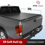 5FT Soft Roll Up Tonneau Cover For 2017-2026 Honda Ridgeline Truck Bed W/ Lamp. Fixed Price $139.99.