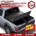 5.5FT 3FOLD Frp Hard Tonneau Cover 2015-2026 Ford F150 F-150 Truck Bed. Fixed Price $389.49.