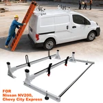 No Drilling Van Ladder Roof Rack W/24"ROLLER For Nissan NV200,CHEVY City Express. Fixed Price $189.00.