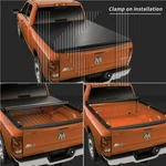 6.5' Bed Soft Roll-up Tonneau Cover For 2009-2018 Ram 1500 2500/3500 19 Classic. Fixed Price $123.99.