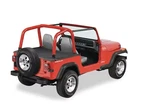 Bestop 90010-15 Black Denim Duster Deck Cover For 92-95 Wrangler With Hardtop Re. Fixed Price $153.00.