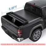 5.8FT 4-FOLD Truck Bed Tonneau Cover For 2015-2026 Chevrolet Silverado 1500. Fixed Price $140.95.