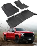 All Weather Floor Mats Chevy Silverado/for Gmc Sierra 2025 Black. Fixed Price $144.02.