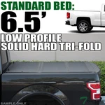 Topline For 2014-2019 Silverado/sierra 6.5' Lo Pro Hard Tri Fold Tonneau Cover. Fixed Price $520.00.