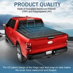 Fold 2015-2024 Ford F150 6.5 Ft Bed Tonneau Cover Low Profile Hard Tri. Fixed Price $519.99.
