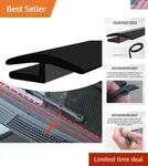 Windshield Cowl Rubber Seal Strip, 1.7M/5.6FT Car Front And Rear Black. Fixed Price $20.58.