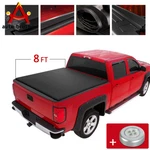 8FT Soft Roll Up Truck Tonneau Cover For 2014-2018 Chevy Gmc 1500 Long Bed. Fixed Price $139.97.