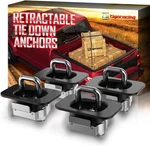 Retractable Tie Down Anchors Truck Bed D-ring 3000LB 4PC For F150 F250 F350 Rapt. Fixed Price $74.97.