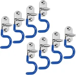 Mop Broom Holder Organizer 8 Pcs Stype Wall Mounted Cleaning Tools Spa. Fixed Price $31.90.