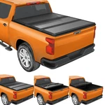 For 14-19 Silverado Sierra Truck 6.5FT Bed Frp Hard Solid Tri-fold Tonneau Cover. Fixed Price $389.97.