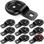 Forogore 10 Pcs 3/8" Heavy Duty Rings Tie Down Anchors Black. Fixed Price $42.50.
