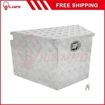 33"X19"X18" Trailer Storage Tongue Tool Box Pickup Truck Bed Aluminum Silver. Fixed Price $149.34.