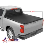 6.5FT Soft Roll-up Truck Bed Tonneau Cover For 2019-2020 Silverado Sierra 1500. Fixed Price $131.97.