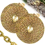 Senkeyfe 1/4" Tow Chain G80 Log With G70 Clevis Grab 1/4IN 20FT, Gold. Fixed Price $78.29.