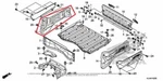 New Oem Honda Pioneer 1000 Left Side Bed Cover Panel Adventure Green. Fixed Price $179.95.