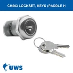 003-CH503CYLNDR Paddle Handle Lock Cylinder & Keys. Fixed Price $17.19.