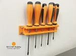 Screwdriver Holder Wall Mount Organizer, Keeps Tools Tidy, Available In 5 Colors. Fixed Price $15.99.