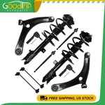 10PC For 07-2012 Dodge Caliber W/lower Control Arm Tierod Sway Bars Front Struts. Fixed Price $184.38.