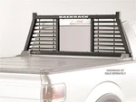 Backrack Black Powder Coat Half Louvered For Silverado Sierra Ram 2500 3500. Fixed Price $329.99.