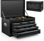 Heavy-duty Metal Tool Box With 6 Drawers & Top Tray For Garage Workshop. Fixed Price $214.99.