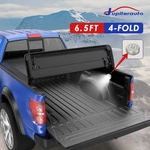 6.5FT 4-FOLD Truck Bed Tonneau Cover 04-08 Ford F150 05-08 Lincoln Mark Lt. Fixed Price $145.89.